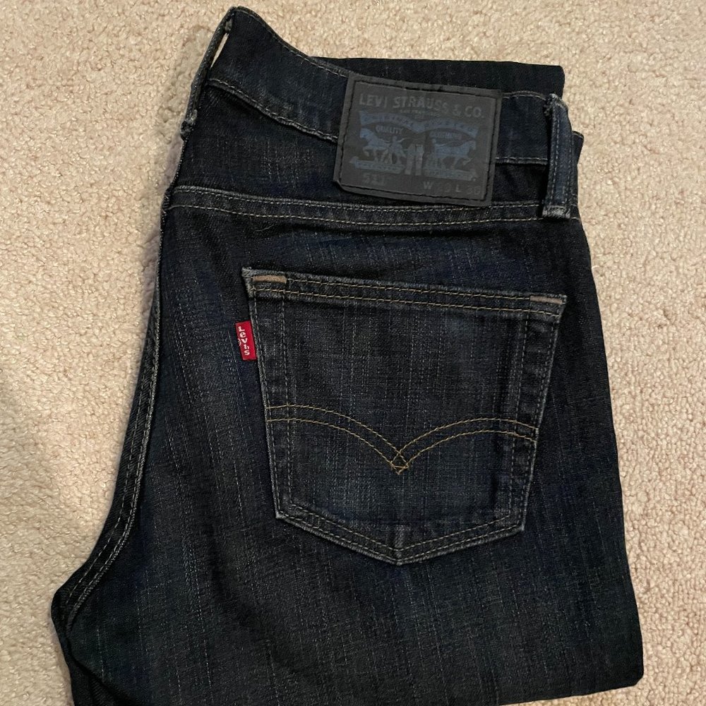 Levi Strauss Dark Blue 511 Jeans
